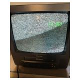 13-inch CRT TV:VCR combination unit