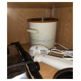 Rival Crock-Pot Slow 3.5 Qt Cooker, Hamilton Beach DrinkMaster, Panini Maker