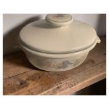 Royal Doulton Harvest Garland Lambeth Stoneware Lidded Oval Casserole Dish