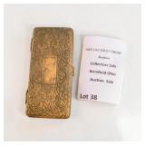 Early 1900s Stamped Brass Gillette Pocket Edition Safety Razor Case