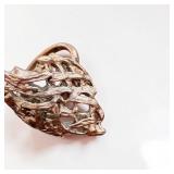 sraeli Brutalist Style Sterling Silver Statement Ring (Size 6)