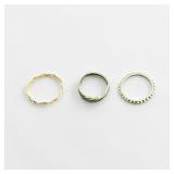 Sterling Silver Eternity Ring W Scalloped Beaded Band Design