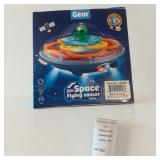 Transparent Gear Space Flying Saucer (Item No. 20257), Lights Sounds Motion