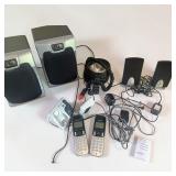 Computer Speakers, Emergency Spotlight, Panasonic Cordless Phone System