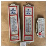 Advertising Thermometers From Smiths Dairy 
