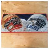 Milwaukees Best Beer Metal Advertising Sign