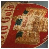 Old Gold Cigarettes Advertising Metal Cooler Door