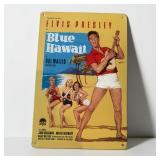 Tin Metal Sign Of Movie Poster For Elvis Presley in Blue Hawaii 