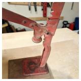 bottle capper or cork press,