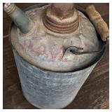 J & L Ware Galvanized Metal Fuel Gas Can