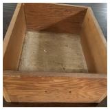 Unfinished Wood Galley Drawer Storage Crate