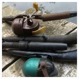 Fishing Rod Spincast Reel Pole Lot -  Pflueger, Shakespeare & More