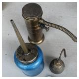 metal industrial oiler cans