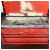 Snap-On Red Metal Multi-Drawer Tool Chest Box