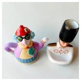 Hallmark Maxine Short Tempered Teapot & Royal Guard Valet Shields Fifth Ave NY
