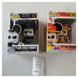  Disney Funko Pop! Plane Crazy Minnie (#1108) & Halloween Minnie Mouse (1219)