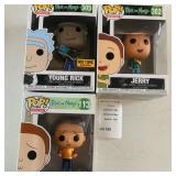 Rick and Morty Funko Pop! Vinyl Figure Lot of 3