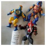 1980s Mattel Masters of the Universe Action Figures Sy-Klone, Roboto, Two Bad