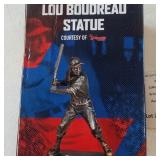 Cleveland Indians Lou Boudreau Statue Stadium Giveaway For Hall of Fame