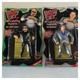 Just Toys WWF Bend-Ems Series XII Big Boss Man and Mr. McMahon Figures