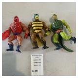MOTU Action Figures Clawful, Buzz-Off & Whiplash