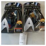 Playmates Toys Star Trek Galaxy Collection Nero and Captain Kirk Figures