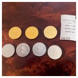 Mardi Gras Doubloons From the Krewe of Thoth Token Exonumia