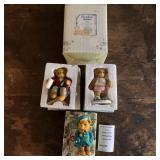 Enesco Cherished Teddies Teddy Bear Figurine Lot (2)