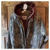 Duxbak Realtree Camo Hooded Bomber Jacket W Hood (Size XL)