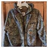 Duxbak Realtree Camo Hunting Jacket W Quilted Liner & Hood (Size XL)
