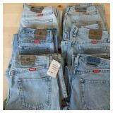 Light Wash Wrangler Blue Denim Jeans (Lot of 6) Size 32 x 32 (1)