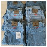 Light Wash Wrangler Blue Denim Jeans (Lot of 6) Size 32 x 32