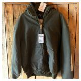 Moss Green Carhartt Active Jacket NEW TAGS (Size XL)