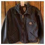 Sandstone Duck Fabric Carhartt Detroit Jacket J97 DKB W Blanket Lining (Sz XL)