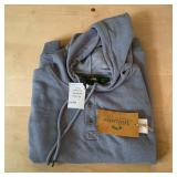 Stillwater Supply Co. Gray Pullover Sweater Hoodie W Kangaroo Pocket (L) NEW