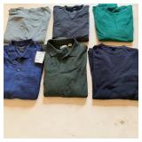 Mens Long Sleeve Shirt Lot (Sizes S-XL), Lands End, Haggar, Hanes, Sonoma