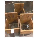 Antique Wood Boxes (Used for Menu Storage) - Lot of 3 (1)