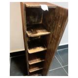 Antique Wood Shelving Unit (Used for Menu Storage) (1)