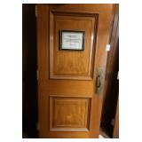 Oak Raised 5 Panel Interior Door W:Antique Hardware