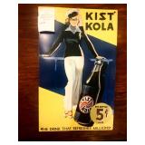 Replica Metal Kist Kola Advertising Sign 