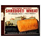 Replica Metal Sign National Biscuit Company Shredded Wheat Advertising Sign