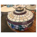 Tiffany-Style Leaded Stained Glass Pendant Ceiling Light W:Floral Design 3