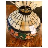 Tiffany-Style Leaded Stained Glass Pendant Ceiling Light W:Floral Design 4