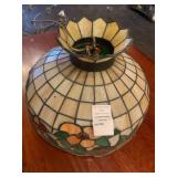 Tiffany-Style Leaded Stained Glass Pendant Ceiling Light W:Floral Design