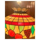 Tiffany-Style Leaded Stained Glass Pendant Ceiling Light W:Fruit Design 2