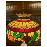 Tiffany-Style Leaded Stained Glass Pendant Ceiling Light W:Fruit Design