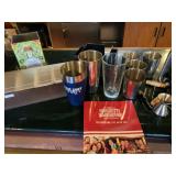 Deep Eddy Vodka Boston Shaker Set, Stainless Steel Tins, Glass Mixing Vessel