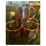 Deep Eddy Vodka Moscow Mule Polished Copper Mug W:Embossed Logo 2