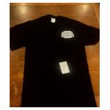 Black Short-Sleeved Spaghetti Warehouse Merchandise T-Shirt (Size S)