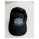 Black Spaghetti Warehouse Restaurant Embroidered Logo Cap (Adjustable) copy